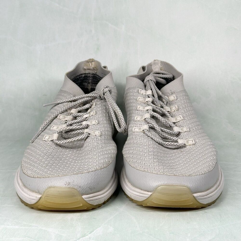 TRUE Linkswear Lux Tour Golf Shoes Mens Size 12 Grey Knit  Athletic Spikeless - Picture 2 of 15